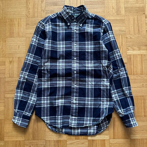 Gitman Vintage Bros Flannel Plaid button down shirt Size Small